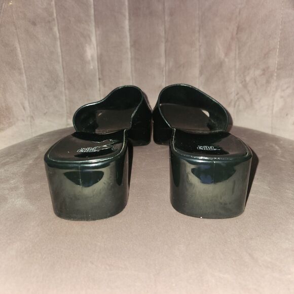 NWT Wild Fable Women's 2" Chunky Block Low Heel Slip On Sandals Open Toe Size 10 - Picture 3 of 5
